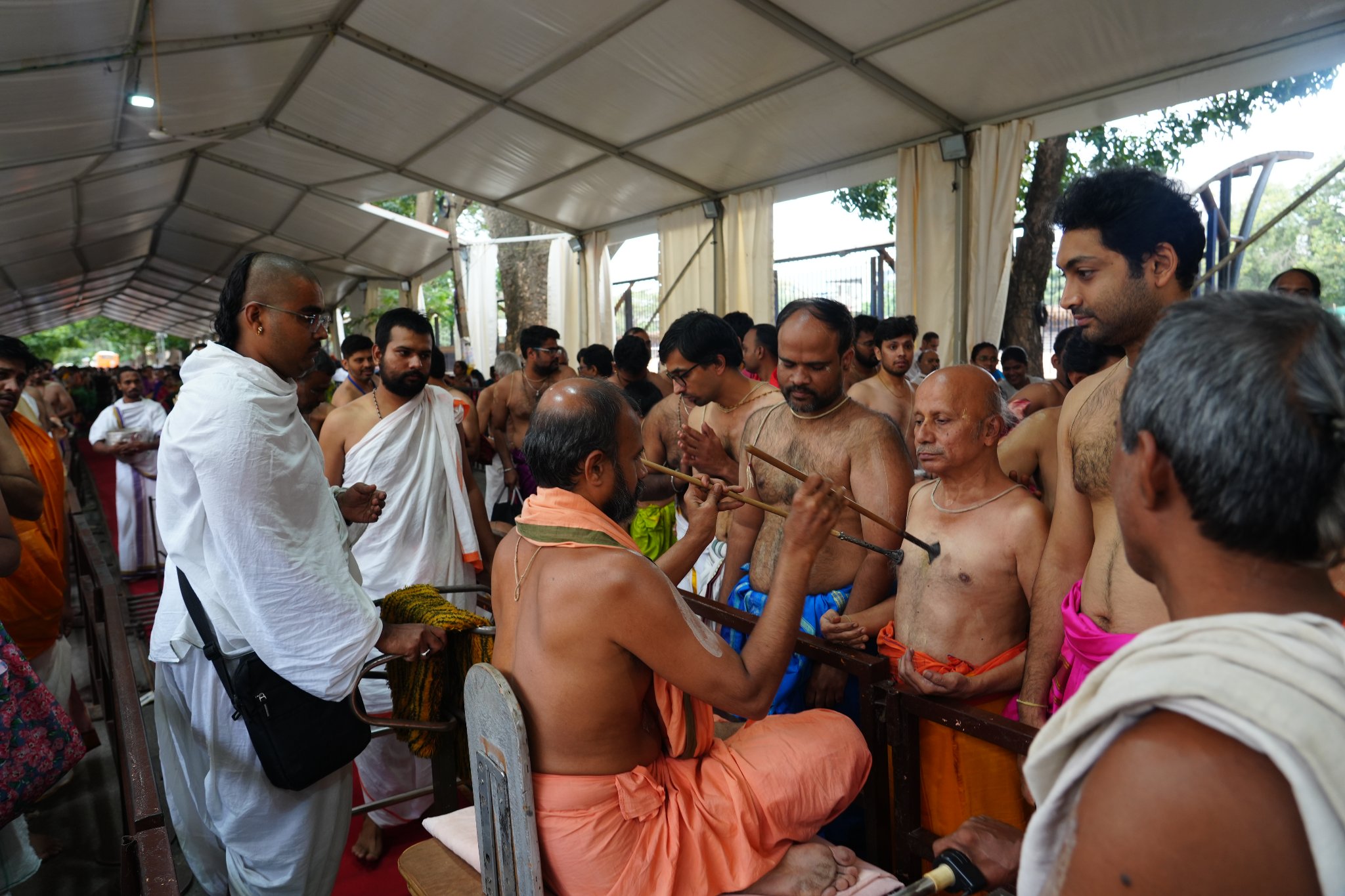 Tapta Mudradharana to Thousands of Devotees by Swamiji on Ashadha Shuddha Ekadashi at Bengaluru (25-07-2026)-6