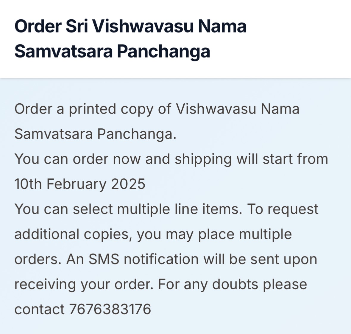 Panchanga Online Booking is OPEN!-0